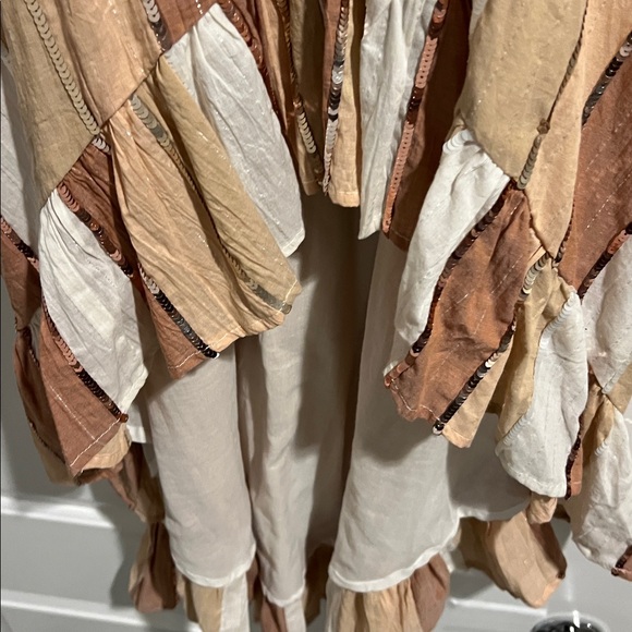 Striped High-Low Dress - Picture 3 of 5